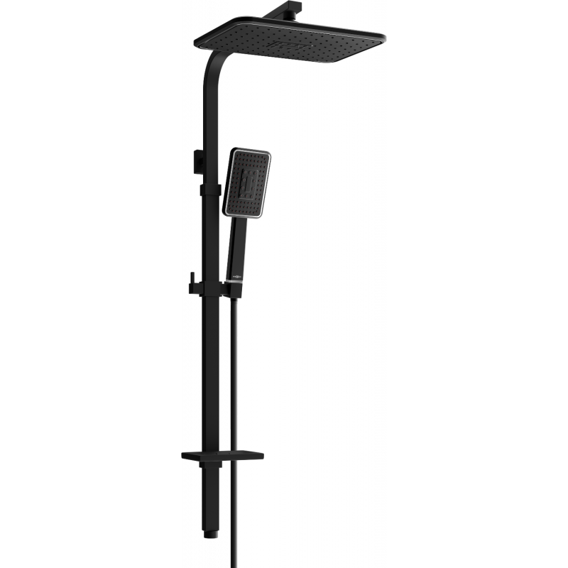 Mexen Q54 columna de ducha, negro/cromo - 798545495-71