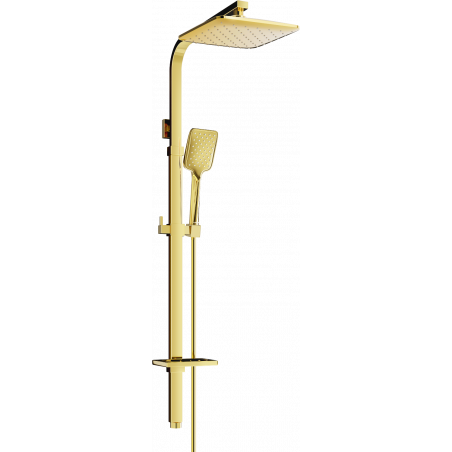 Mexen Q62 Shower Column, Gold - 798626295-50