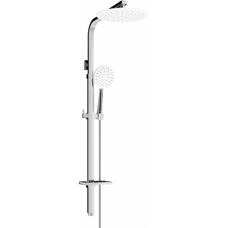 Mexen Q67 suihkupaneeli, kromi/valkoinen - 798676795-00