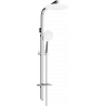 Mexen Q67 shower column, chrome/white - 798676795-00