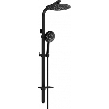 Mexen Q67 colonna doccia, nera - 798676795-70