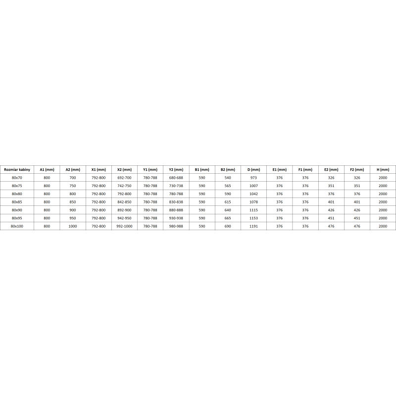 Mexen Lunar-F Duo Faltbare Duschkabine 80 x 75 cm, transparent, gebürstetes Nickel - 836-080L-075P-97-00