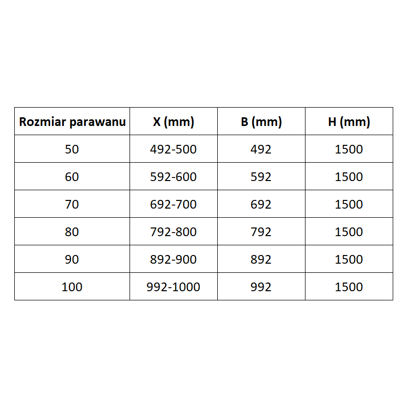 Mexen Lunar παραβάν μπάνιου 1-φυλλο 100 x 150 εκ., διαφανές, βουρτσισμένο