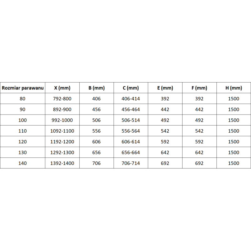 Mexen Lunar parede de banho de 2 painéis, lado esquerdo, 100 x 150 cm, transparente, cobre escovado - 897-100-100-65-00-L