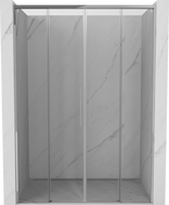Mexen Rox Duo klizna vrata za tuš 140 cm, prozirna, krom - 8C2-140-002-01-00