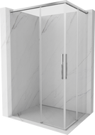 Mexen Rox Duo cabine de douche coulissante 90 x 80 cm, transparent, chrome - 8C2D-090-080-01-00