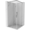 Mexen Rox Duo Schiebeduschkabine 120 x 120 cm, transparent, Chrom - 8C2D-120-120-01-00