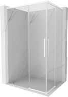 Mexen Rox Duo klizni tuš kabina klizna 110 x 75 cm, prozirna, bijela - 8C2D-110-075-20-00