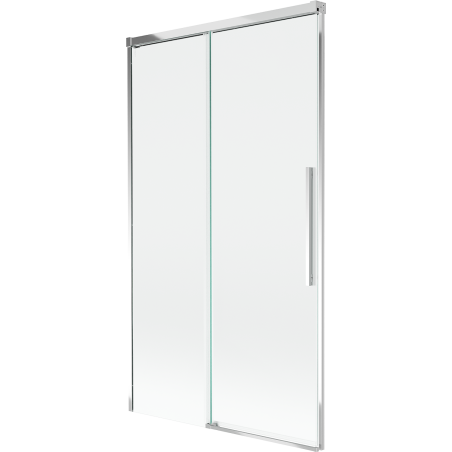 Mexen Rox 2-delige schuifbare badwandscherm 100 x 150 cm, transparant, chroom - 8C9-100-001-01-00