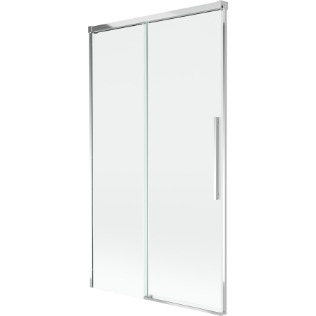 Mexen Rox parawan nawannowy 2-skrzydłowy rozsuwany 100 x 150 cm, transparent, chrom - 8C9-100-001-01-00