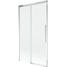 Mexen Rox parawan nawannowy 2-skrzydłowy rozsuwany 100 x 150 cm, transparent, chrom - 8C9-100-001-01-00