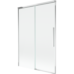Mexen Rox parawan nawannowy 2-skrzydłowy rozsuwany 120 x 150 cm, transparent, chrom - 8C9-120-001-01-00