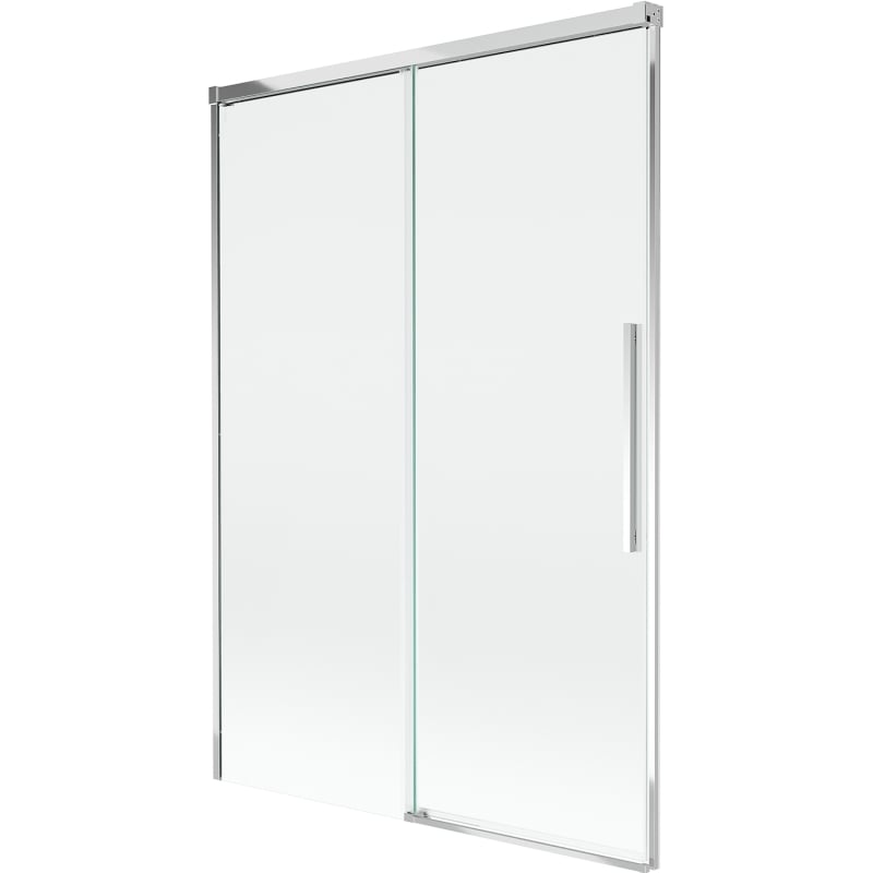 Mexen Rox parawan nawannowy 2-skrzydłowy rozsuwany 120 x 150 cm, transparent, chrom - 8C9-120-001-01-00