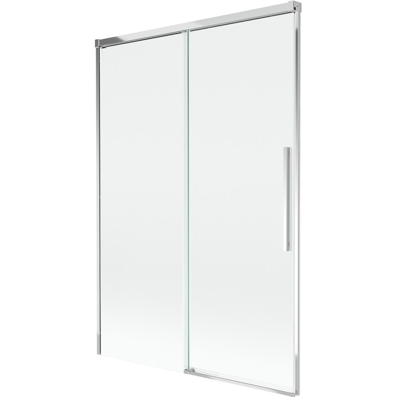 Mexen Rox tweepaneels uitschuifbaar badwand 120 x 150 cm, transparant, chroom - 8C9-120-001-01-00