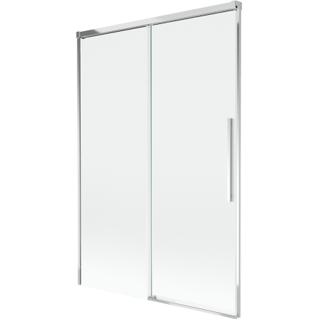 Mexen Rox parawan nawannowy 2-skrzydłowy rozsuwany 120 x 150 cm, transparent, chrom - 8C9-120-001-01-00