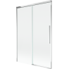 Mexen Rox Duschabtrennung, 2-flügelige verschiebbare, 120 x 150 cm, transparent, chrom - 8C9-120-001-01-00
