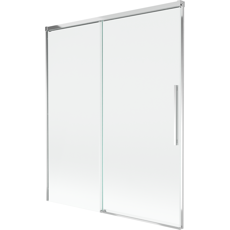 Mexen Rox parawan nawannowy 2-skrzydłowy rozsuwany 140 x 150 cm, transparent, chrom - 8C9-140-001-01-00