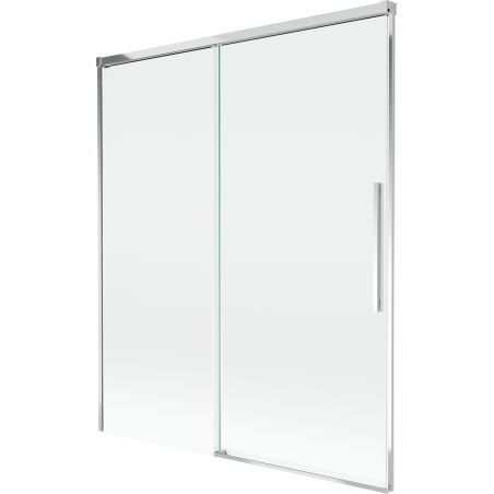 Mexen Rox parawan nawannowy 2-skrzydłowy rozsuwany 140 x 150 cm, transparent, chrom - 8C9-140-001-01-00