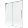 Mexen Rox Duschwand 2-flügelig verschiebbar 140 x 150 cm, transparent, Chrom - 8C9-140-001-01-00