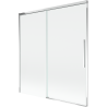 Mexen Rox twee-delige uitschuifbare badwand 150 x 150 cm, transparant, chroom - 8C9-150-001-01-00