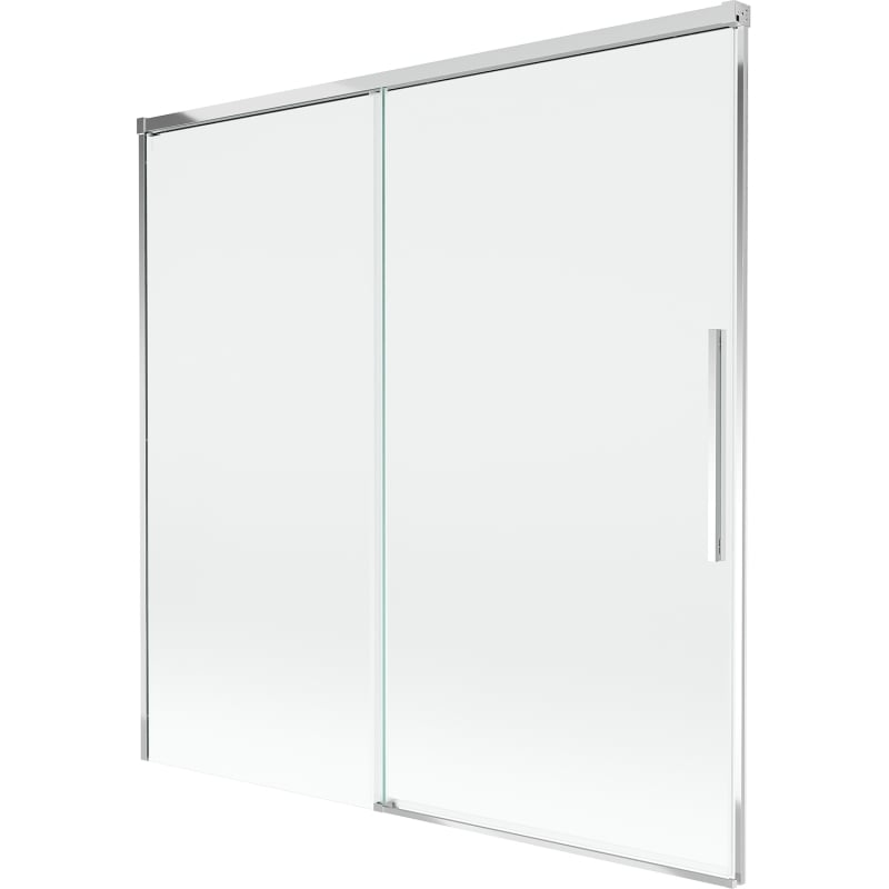 Mexen Rox bathtub screen 2-wing sliding 160 x 150 cm, transparent, chrome - 8C9-160-001-01-00