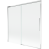 Mexen Rox Duschwand 2-flügelig, verschiebbar 160 x 150 cm, transparent, Chrom - 8C9-160-001-01-00