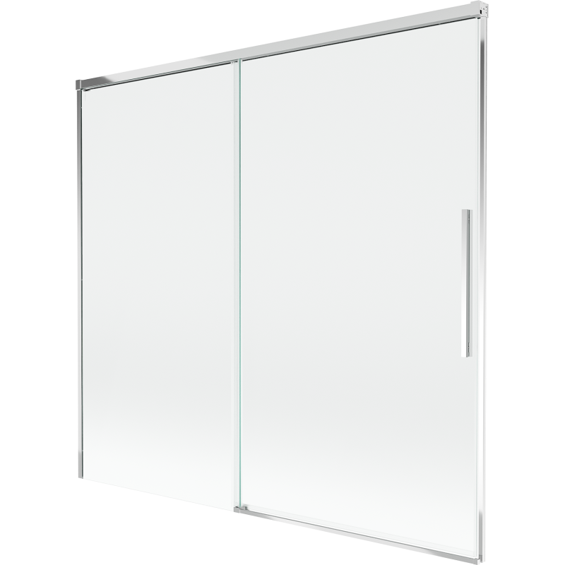 Mexen Rox 2-wing Sliding Shower Screen 170 x 150 cm, Transparent, Chrome - 8C9-170-001-01-00