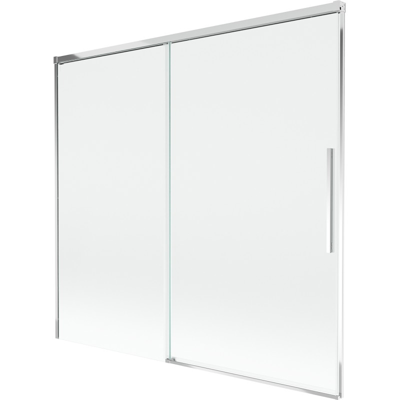 Mexen Rox zweiteilige Duschwand, verschiebbar, 170 x 150 cm, transparent, Chrom - 8C9-170-001-01-00