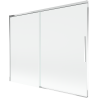 Mexen Rox parawan nawannowy 2-skrzydłowy rozsuwany 190 x 150 cm, transparent, chrom - 8C9-190-001-01-00
