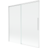 Mexen Rox 2-panel sliding bathtub screen 150 x 150 cm, transparent, white - 8C9-150-001-20-00