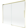 Mexen Rox vannas istabas divdaļīgs bīdāms ekrāns 190 x 150 cm, caurspīdīgs, zelta - 8C9-190-001-50-00