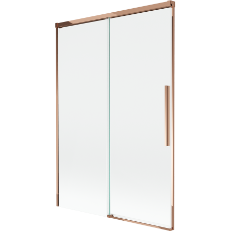 Mexen Rox Duschwand 2-flügelig verschiebbar 120 x 150 cm, transparent, Roségold - 8C9-120-001-60-00