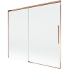 Mexen Rox 2-wing retractable bath screen 180 x 150 cm, transparent, rose gold - 8C9-180-001-60-00