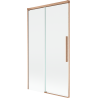 Mexen Rox 2-panel sliding shower screen 100 x 150 cm, transparent, brushed copper - 8C9-100-001-65-00