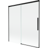 Mexen Rox paroi de baignoire 2 volets coulissante 150 x 150 cm, transparente, noire - 8C9-150-001-70-00