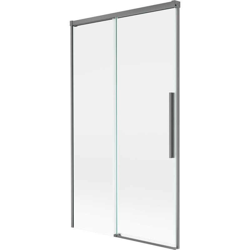 Mexen Rox 2-wing retractable bathtub screen 100 x 150 cm, transparent, gun metal - 8C9-100-001-95-00