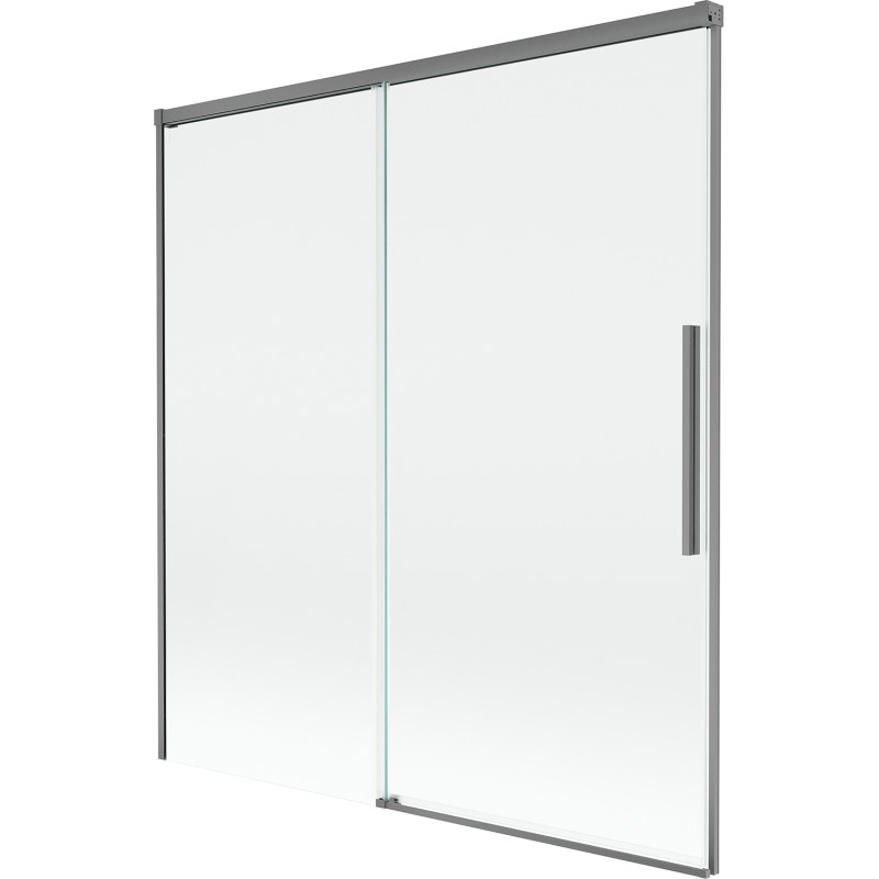 Mexen Rox klizna stijena za tuš 2-krilna klizna 150 x 150 cm, prozirna, gun metal - 8C9-150-001-95-00
