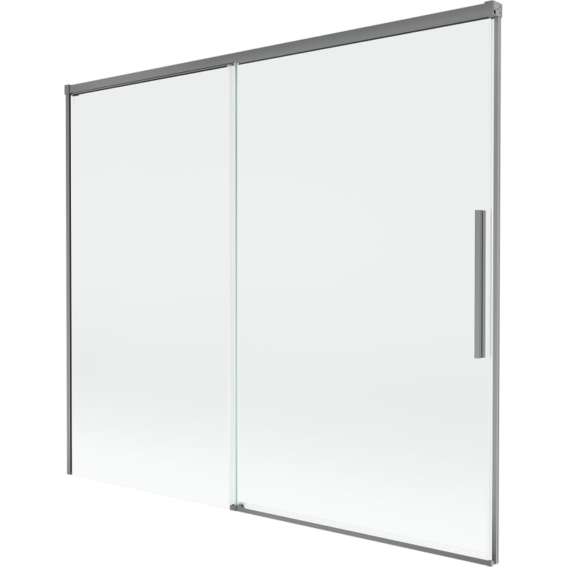 Mexen Rox parawan nawannowy 2-skrzydłowy rozsuwany 180 x 150 cm, transparent, gun metal - 8C9-180-001-95-00