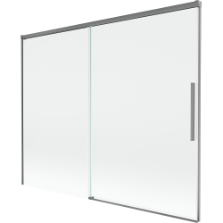 Mexen Rox parafuso de banho de 2 asas deslizantes 190 x 150 cm, transparente, metal cromado - 8C9-190-001-95-00