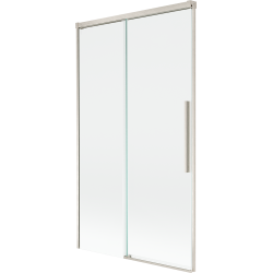 Mexen Rox duschvägg 2-delad skjutbar 100 x 150 cm, transparent, borstad nickel - 8C9-100-001-97-00