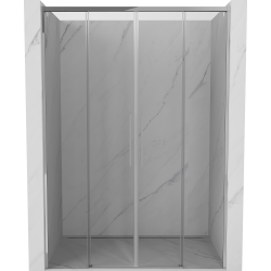 Mexen Rox Schiebetür für Dusche 150 cm, transparent, Chrom - 8C2-150-002-01-00