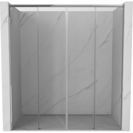 Mexen Rox schuifdouchedeuren 200 cm, transparant, chroom - 8C2-200-002-01-00