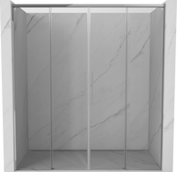 Mexen Rox Dvokrilna klizna vrata za tuš, 200 cm, prozirna, krom - 8C2-200-002-01-00