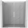 Mexen Rox Duo drzwi prysznicowe rozsuwane 180 cm, transparent, białe - 8C2-180-002-20-00