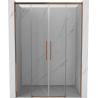 Mexen Rox Duo liuguksed dušile 140 cm, läbipaistev, roosa kuld - 8C2-140-002-60-00