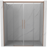 Mexen Rox portes de douche coulissantes 170 cm, transparentes, cuivre brossé - 8C2-170-002-65-00