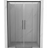 Mexen Rox porte de douche coulissante 160 cm, transparent, noir - 8C2-160-002-70-00