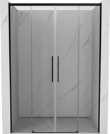 Mexen Rox Duo klizna tuš vrata 160 cm, transparentna, crna - 8C2-160-002-70-00