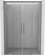 Mexen Rox Duo klizna tuš vrata 150 cm, prozirna, gun metal - 8C2-150-002-95-00