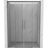 Mexen Rox Duo drzwi prysznicowe rozsuwane 160 cm, transparent, gun metal - 8C2-160-002-95-00